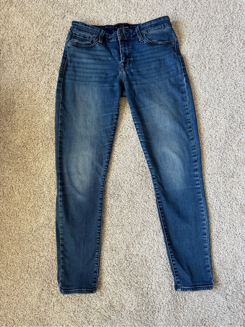 Lucky Brand Midwash Blue Skinny Jeans